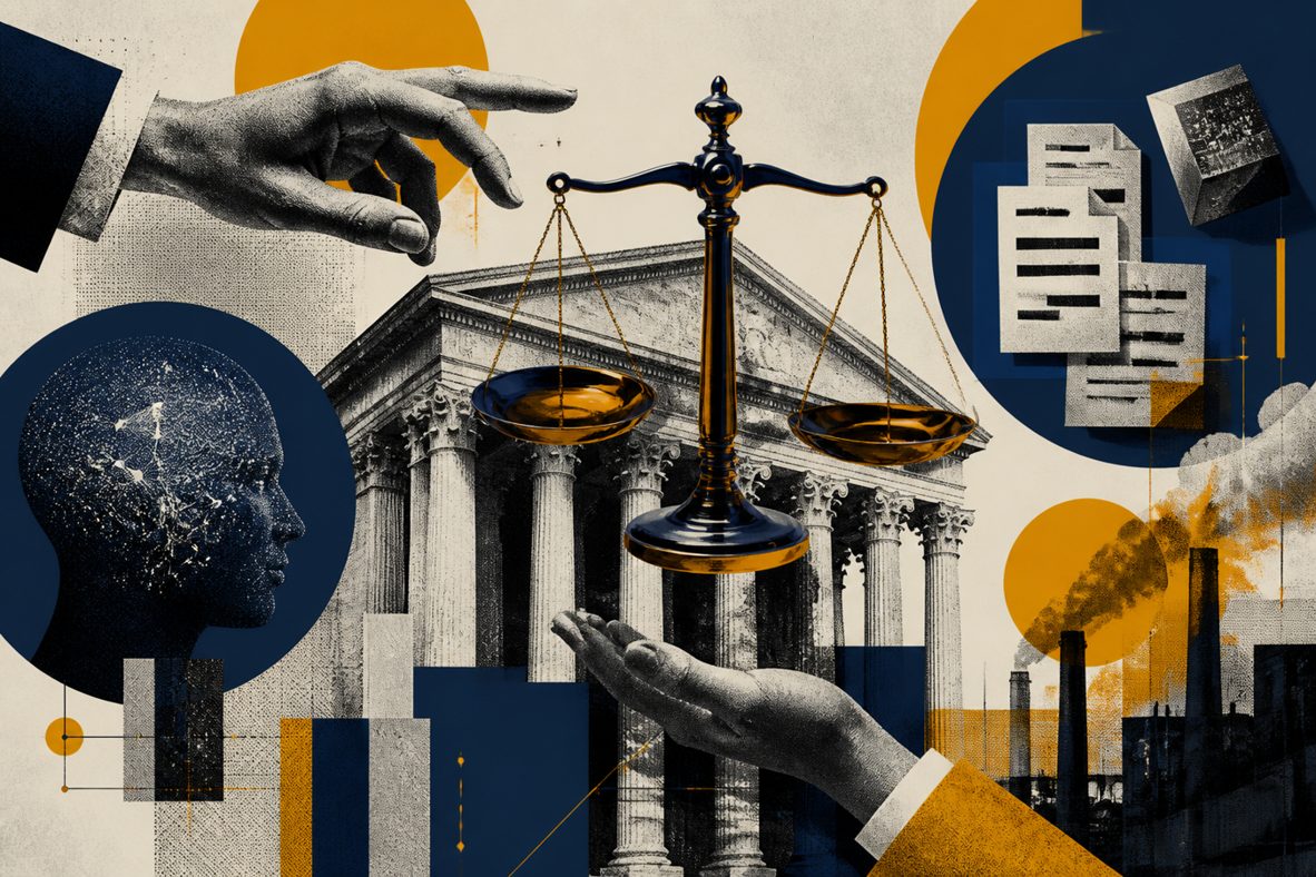 AI policy and governance illustration